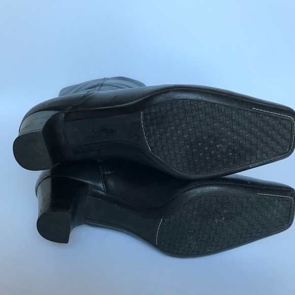 Cole Haan Leather Boots with Heel in Black- Size 7 - Picture 8 of 9